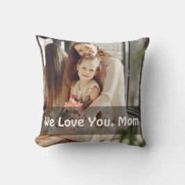 Modern Script Overlay 1 foto Happy Mothers Day Kussen