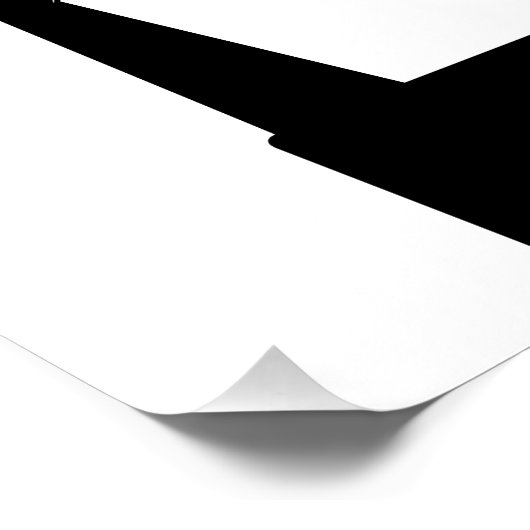 Modern Script Pet Toss School afstuderen Perfect Poster (Hoek)