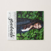 Modern Script Photo Afstuderen Legpuzzel (Horizontaal)