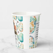 Modern Script Photo Afstuderen Papieren Bekers (Links)