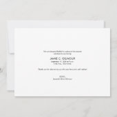 Modern Script Photo Baby shower Hartelijk dank Bedankkaart (Achterkant)