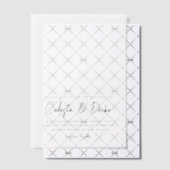 Modern Script Photo Overlay Wedding Vellum Uitnodigingen (Offset (Uitnodiging))
