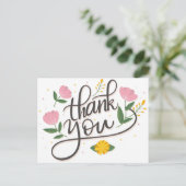 Modern Script Photo Wedding briefkaart (Staand voorkant)