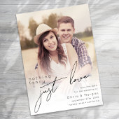 Modern Script Photo Wedding Save The Date