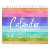 Modern Script Positieve Affirmatie 2025 Kalender (Hoes)