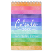Modern Script Positieve Affirmatie 2025 Kalender (Hoes)