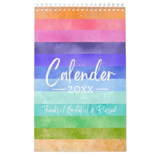 Modern Script Positieve Affirmatie 2025 Kalender (Hoes)