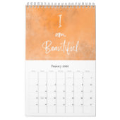 Modern Script Positieve Affirmatie 2025 Kalender (Jan 2026)