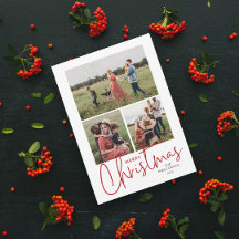 Modern Script Prettig Kerstmis Eenvoudig 3 Foto