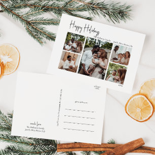 Modern script Prettige feestdagen 5-foto