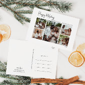 Modern script Prettige feestdagen 5-foto