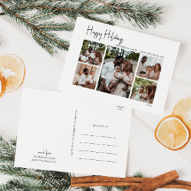 Modern script Prettige feestdagen 5-foto