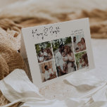 Modern script Prettige feestdagen drie foto's gevo<br><div class="desc">Dit moderne manuscript prettige feestdagen gevouwen drie-fotovakantiekaart is perfect voor uw minimalistische shabby chic boho zwarte en witte vakantiegroet. De minimale witte handgeschreven kalligrafie is delicaat en robuust, terwijl het klasje en elegant blijft. Het ontwerp weerspiegelt een eenvoudige, volledig witte winterdag en roept herinneringen op aan een meer simplistisch leven....</div>