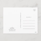 Modern script Prettige feestdagen Verticaal getand (Achterkant)