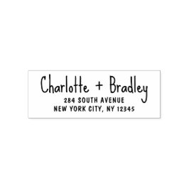 Modern Script Professioneel Persoonlijk Retouradre Zelfinktende Stempel