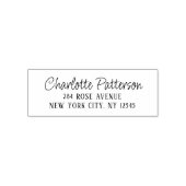 Modern Script Professioneel Persoonlijk Retouradre Zelfinktende Stempel (Design)