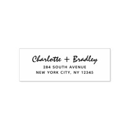 Modern Script Professionele Persoonlijke Retouradr Zelfinktende Stempel