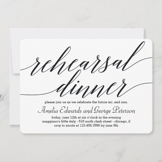 Modern script repetitie voor binnenste kaart (Voorkant)