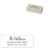 Modern Script Return Address Stempel (Gestempeld)