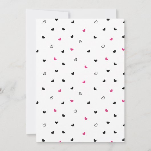 Modern Script Roze 30e verjaardag Party uitnodigin Kaart (Achterkant)