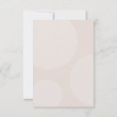 Modern Script Roze Baby shower Bedankkaart (Achterkant)