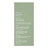 Modern Script Sage Groen Minimalistisch Trouwmenu Reclamekaart (Voorkant)