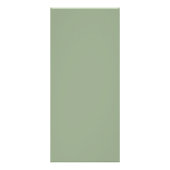 Modern Script Sage Groen Minimalistisch Trouwmenu Reclamekaart (Achterkant)