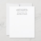 Modern Script Save the Date (Achterkant)