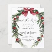 Modern Script Save the Date (Voorkant / Achterkant)