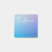 Modern Script Schrijven | Kleurrijke Ombre Post-it® Notes (Voorkant)