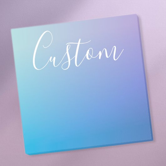 Modern Script Schrijven | Kleurrijke Ombre Post-it® Notes