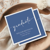 Modern Script Simple Photo Afstuderen Servet