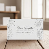 Modern Script Simple Therapist Visitekaartje