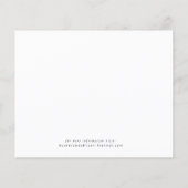 Modern script slaat de datum op | Begroting Flyer (Achterkant)