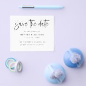 Modern script slaat de datum op | Begroting Flyer (Enkel)