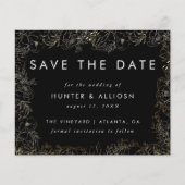 Modern script slaat de datum op | Begrotingsbrochu Flyer (Voorkant)