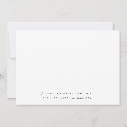 Modern script slaat de datum op | Begrotingsbrochu Kaart (Achterkant)