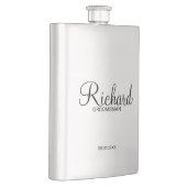 Modern script - speciaal gepersonaliseerd Groomsma Flacon (Rechts)