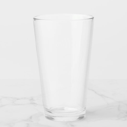 Modern script - speciaal gepersonaliseerd Groomsma Glas (Achterkant)