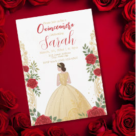 Modern Script Stijlvolle Chic Gold Floral Verjaard Kaart