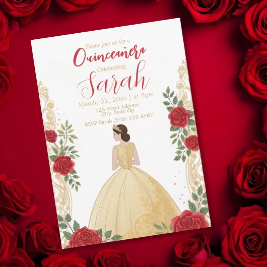 Modern Script Stijlvolle Chic Gold Floral Verjaard Kaart