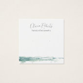 Modern Script Stud Oorbel Display Kaart (Voorkant)