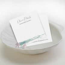 Modern Script Stud Oorbel Display Kaart