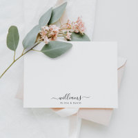 Modern Script & Swash Monogram Koppel Stationery