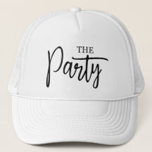 Modern Script The Party Bachelorette Bruidsmeisje 