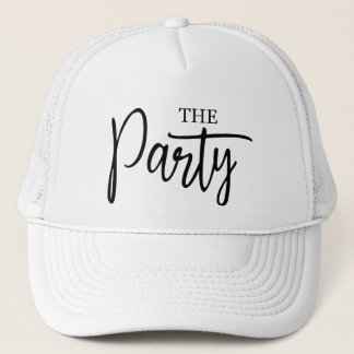 Modern Script The Party Bachelorette Bruidsmeisje Trucker Pet