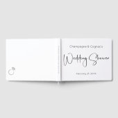 Modern Script Trouwdouche gastenboek (Volledig)