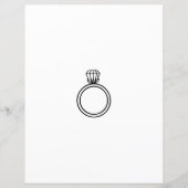 Modern Script Trouwfilm Emoji Pictionary Game (Achterkant)