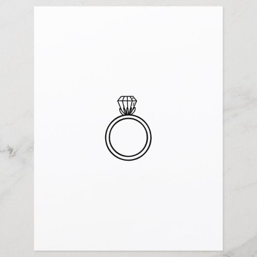 Modern Script Trouwfilm Emoji Pictionary Game (Achterkant)