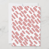 Modern Script Two Photo Wedding Invitation Kaart (Achterkant)